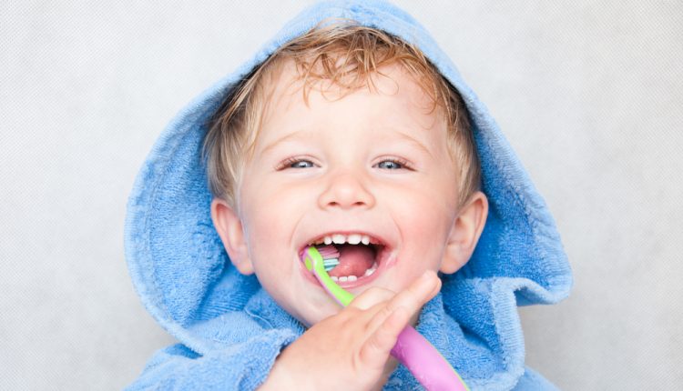 Little,Baby,Boy,With,Tooth,Brush